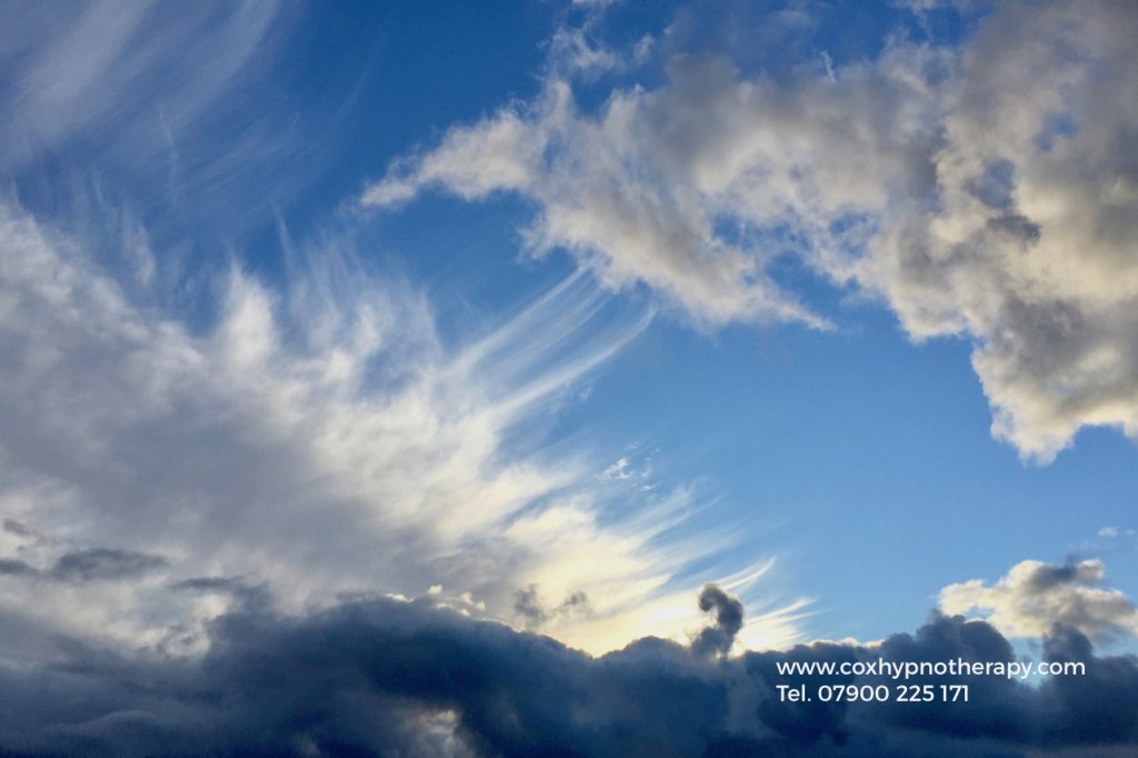 Are you feeling stressed sky photo Neil Cox Hypnotherapy