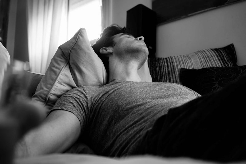 downloads Dreams Black and white photo of man lying down having a sleep and probably a dream or dreams